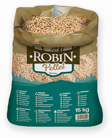 worek pelletu opałowego Robin do kupienia w Głubczycach lub sklepie internetowym
